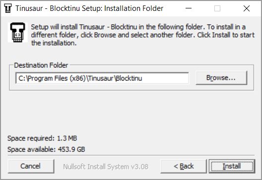 Blocktinu Install